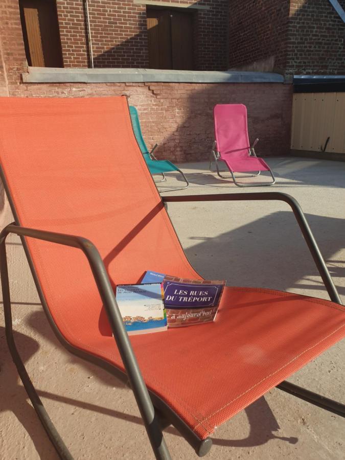 Notre Nid - Grande Terrasse Privee En Bord De Mer, Au Coeur Du Quartier Historique Du Treport ! Wifi Le Tréport Buitenkant foto